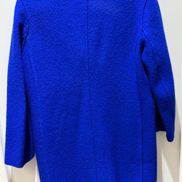 J. Crew Italian Boilded Wool Coat - Size 4P - Picture 4 of 6